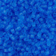 25g Miyuki Delica seed bead 11/0 Matte Transparent Azure DB1270