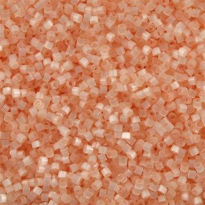 25g Miyuki Delica Seed Bead 11/0 Light Peach Silk DB824