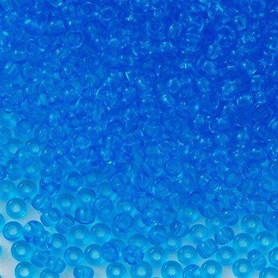 50g toho Round Seed Bead 8/0 Transparent Medium Aqua 30g (3B)