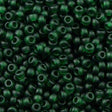 50g Miyuki Round Seed Bead 11/0 Matte Emerald (156F)