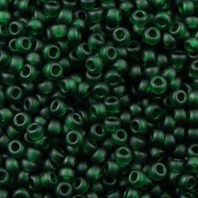 50g Miyuki Round Seed Bead 11/0 Matte Emerald (156F)