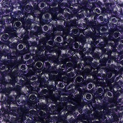 50g Toho Round Seed Bead 11/0 Transparent Plum (19)