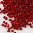 Tiny Miyuki Drop Seed Bead Silver Lined Ruby 9g Tube (11)