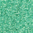 Miyuki Delica Seed Bead 11/0 Inside Dyed Color Crystal Mint 7g Tube DB1707