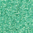 25g Miyuki Delica Seed Bead 11/0 Inside Dyed Color Crystal Mint DB1707