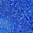 Miyuki 1.8mm Cube Seed Bead Transparent Medium Blue AB 8g Tube (261)