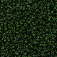 Miyuki Delica Seed Bead 11/0 Opaque Dyed Forest Green 2-inch Tube DB663