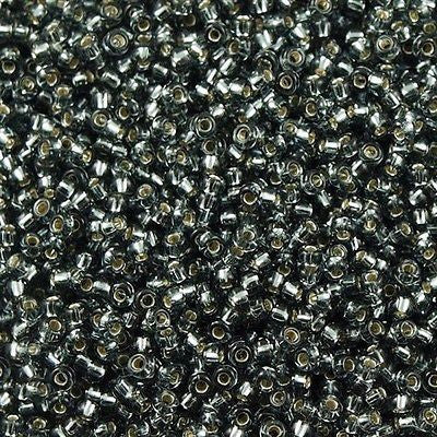 Miyuki Round Seed Bead 11/0 Silver Lined Grey 22g Tube (21)