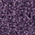 25g Miyuki Delica seed bead 11/0 Matte Transparent Smoke Amethyst DB1265