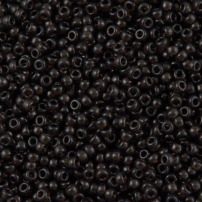 Miyuki Round Seed Bead 8/0 Transparent Brown 22g Tube (135)