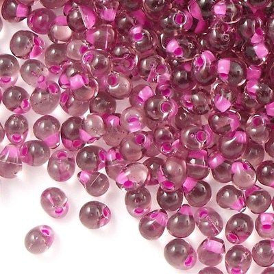 Miyuki Drop Fringe Seed Bead Raspberry Lined 24g Tube (32)