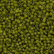 Toho Hex Seed Bead 11/0 Opaque Matte Pea Green Soup 7.2g Tube (1624F)