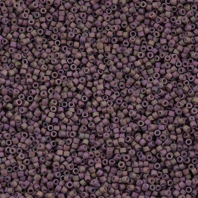 25g Miyuki Delica Seed Bead 11/0 Matte Metallic Orchid Gold Iris DB1064