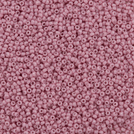 Miyuki Round Seed Bead 15/0 Opaque Rose Luster (599)