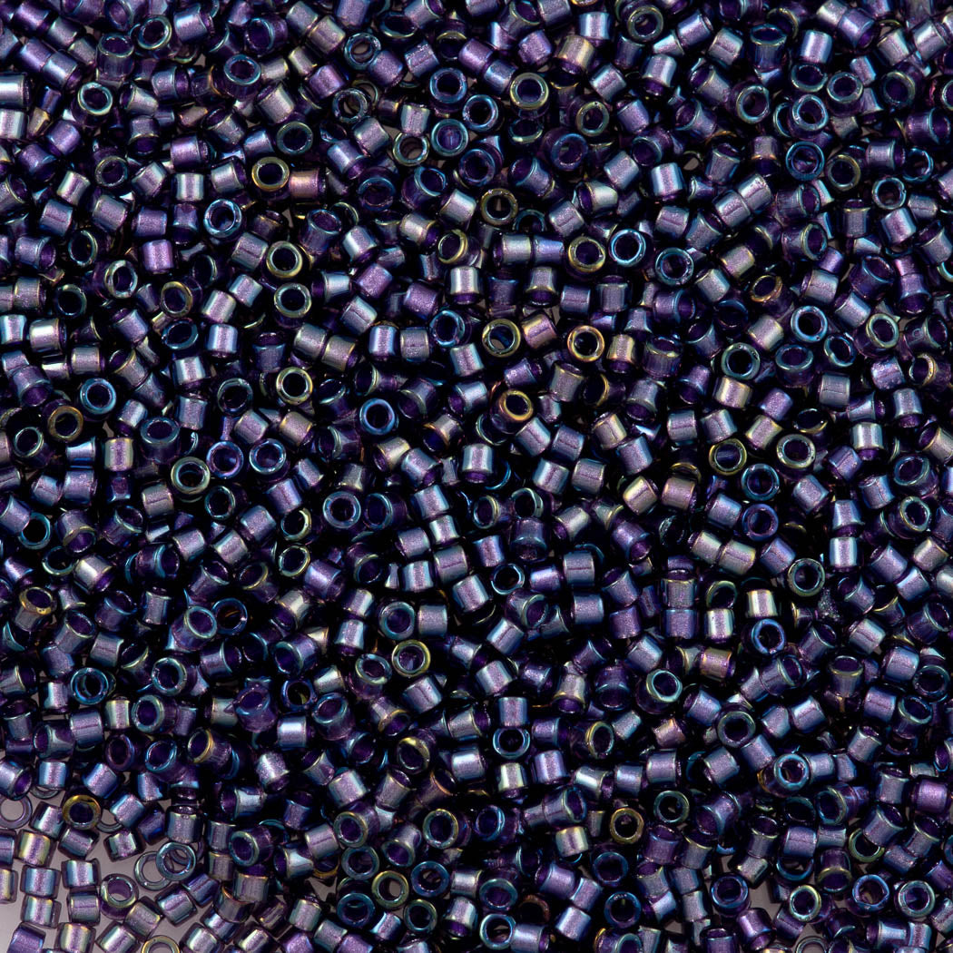 Miyuki Delica Seed Bead 11/0 Inside Dyed Color Amethyst Purple 2-inch Tube DB1756