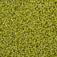 25g Miyuki Delica seed bead 11/0 Opaque Lime Luster DB262