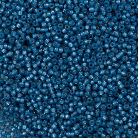 6/0 Sky Blue Seed Beads Silver Lined Round Glass Seed Beads 4mm