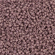 Miyuki Round Seed Bead 15/0 Opaque Matte Rose Beige 2-inch Tube (2034)