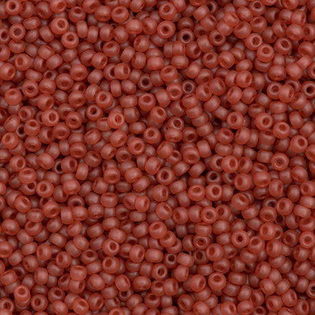 50g Miyuki Round Seed Bead 11/0 Dark Rose Enamel (372)