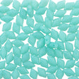 Gemduo Bead 8x5mm Green Aqua Opal Matte 2-Inch Tube (61100M)