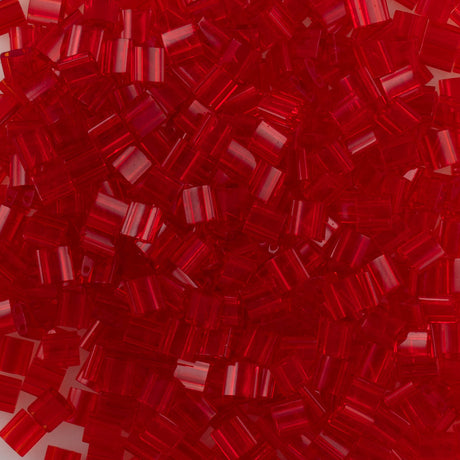 Miyuki Tila Seed Bead Transparent Ruby (140)