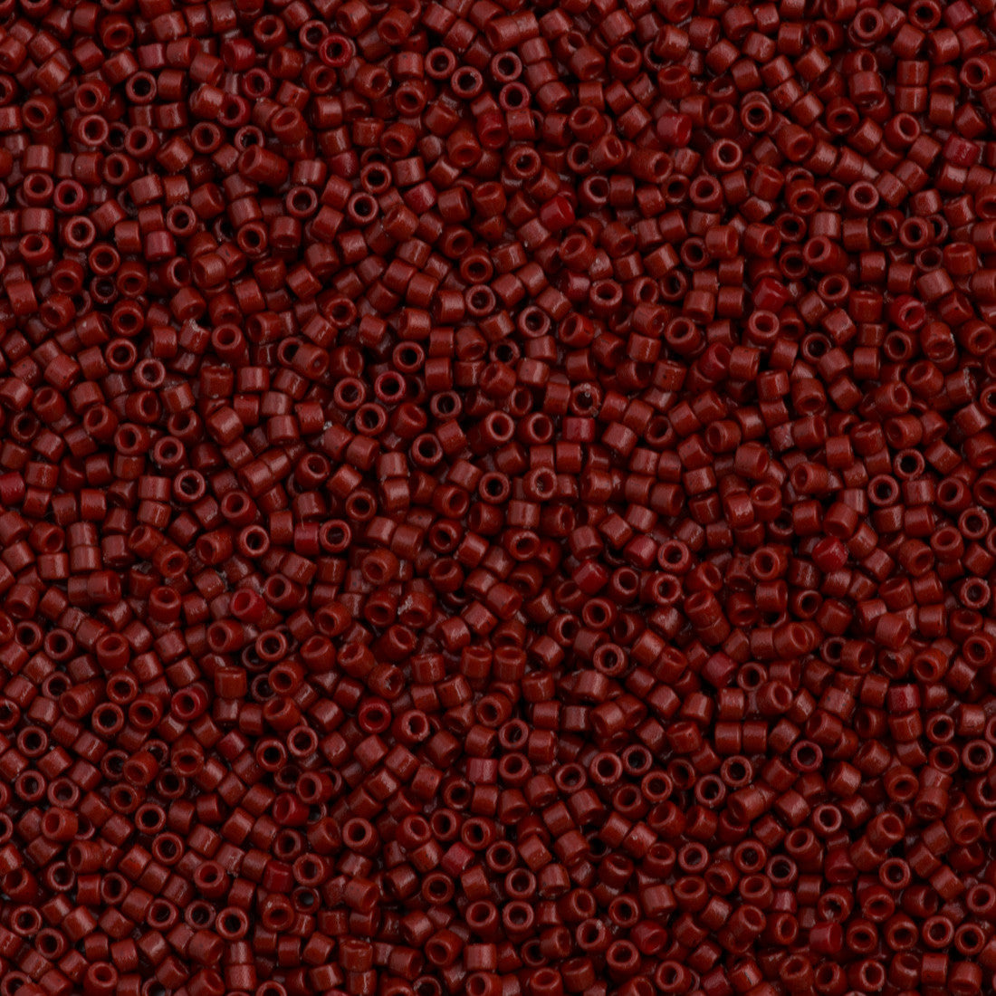 Miyuki Delica Seed Bead 11/0 Duracoat Dyed Opaque Maroon 2-inch Tube DB2120