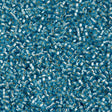 Miyuki Delica Seed Bead 11/0 Silver Lined Aqua 2-inch Tube DB44