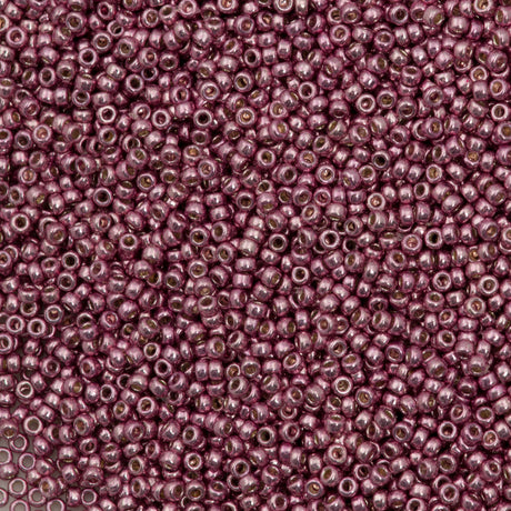 Miyuki Round Seed Bead 15/0 Duracoat Galvanized Dusty Orchid 2-inch Tube (4218)