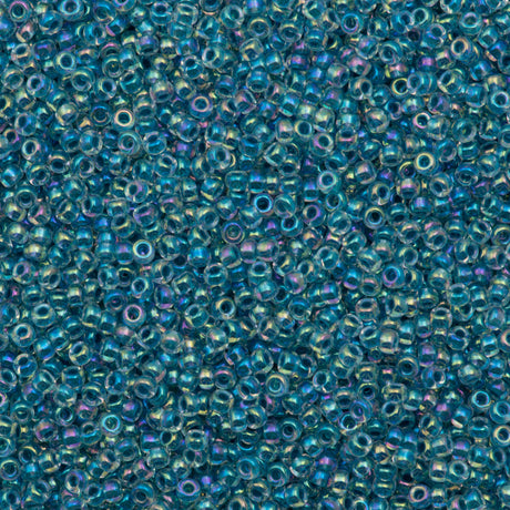 Miyuki Round Seed Bead 11/0 Inside Color Lined Light Blue AB (279)