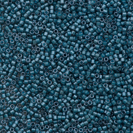 Miyuki Delica Seed Bead 11/0 Luminous Dusk Blue 2-inch Tube DB2054