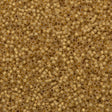 25g Miyuki Delica Seed Bead 11/0 24kt Gold Lined Opal DB230