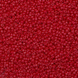 50g Miyuki Round Seed Bead 11/0 Opaque Red Luster (426)