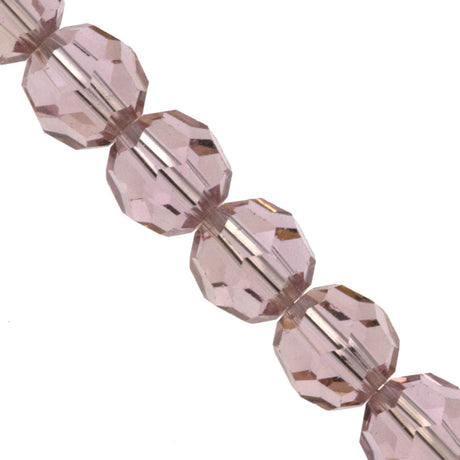 TRUE CRYSTAL 6mm Round Bead Light Amethyst Champagne (212 CH)