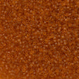 25g Miyuki Delica Seed Bead 11/0 Transparent Dark Topaz DB1101