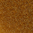 25g Miyuki Delica Seed Bead 11/0 Transparent Yellow Gold Luster DB119