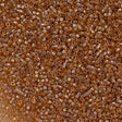 25g Miyuki Delica Seed Bead 11/0 Transparent Topaz Luster DB1221