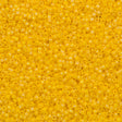 25g Miyuki Delica Seed Bead 11/0 Opaque Matte Canary AB DB1592