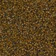 25g Miyuki Delica Seed Bead 11/0 Inside Dyed Color Peridot Amber DB1738