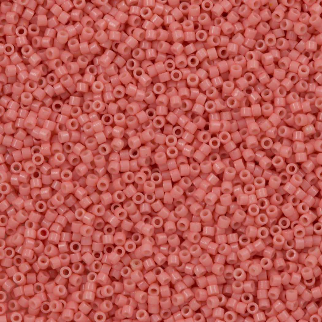 25g Miyuki Delica Seed Bead 11/0 Duracoat Dyed Opaque Lychee DB2113