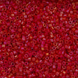 Miyuki Delica Seed Bead 10/0 Opaque Red AB 7g Tube DBM214