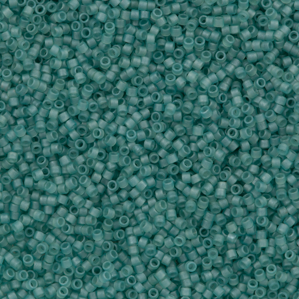 25g Miyuki Delica Seed Bead 11/0 Matte Aqua Mist DB385