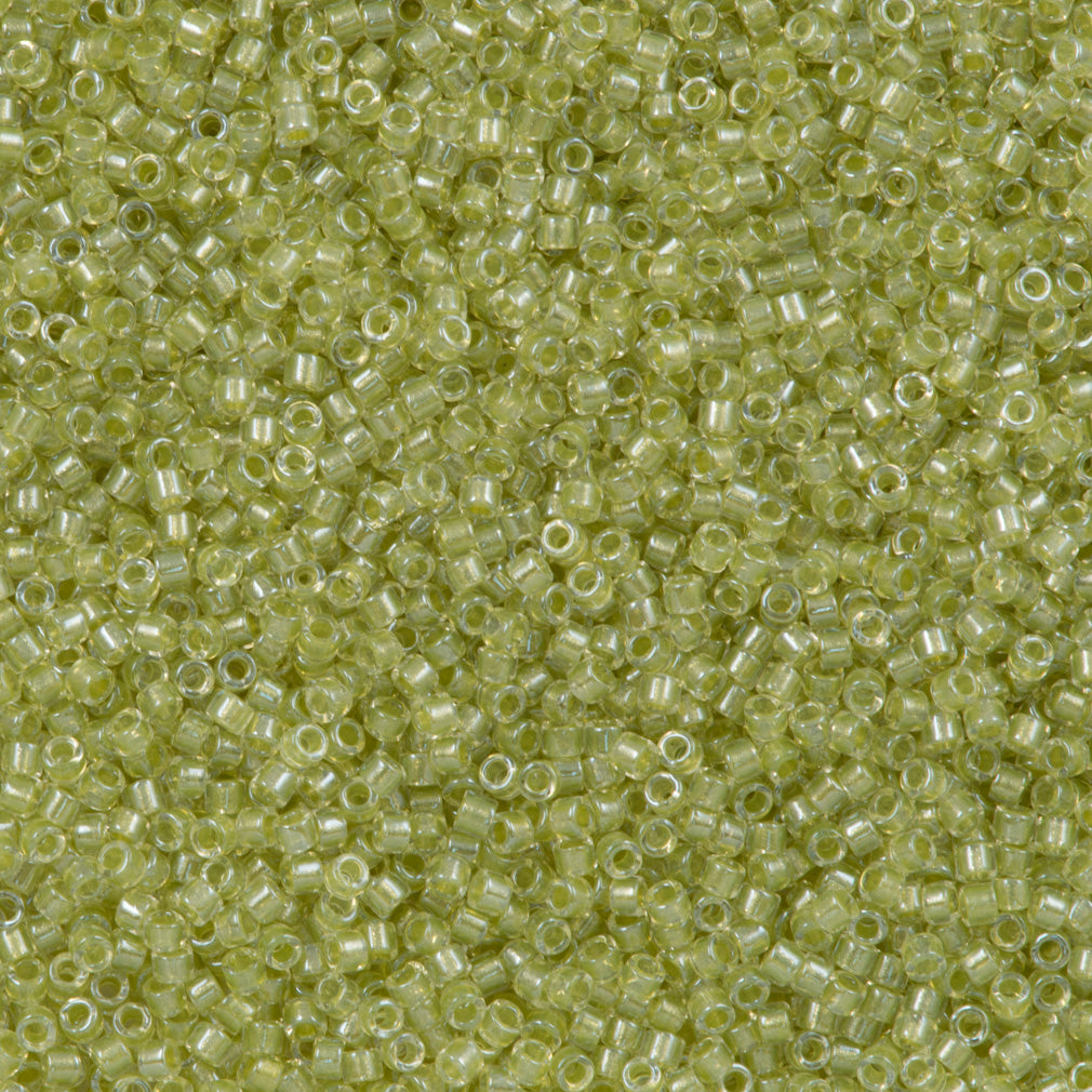 25g Miyuki Delica Seed Bead 11/0 Inside Dyed Color Peridot DB903