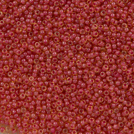 50g Miyuki Round Seed Bead 11/0 Dark Rose Topaz (373)