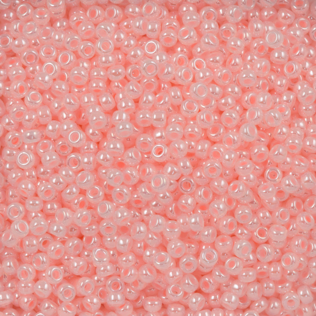 Miyuki Round Seed Bead 11/0 Pale Pink Ceylon 22g Tube (517)