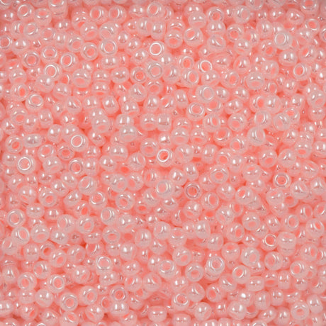 Miyuki Round Seed Bead 11/0 Pale Pink Ceylon 22g Tube (517)