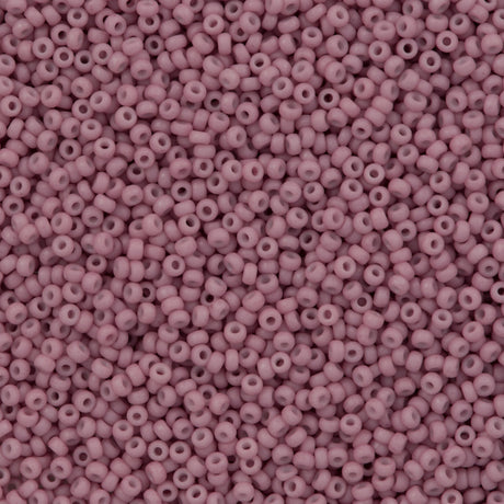 50g Miyuki Round Seed Bead 11/0 Opaque Matte Light Rose (2024)