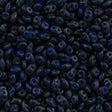 Super Duo 2x5mm Two Hole Beads Blue Travertin 22g Tube (33050TV)