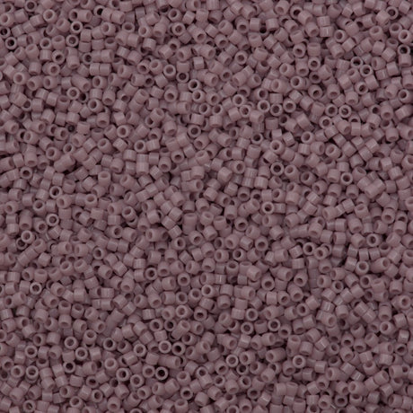 25g Miyuki Delica Seed Bead 11/0 Opaque Lilac DB728