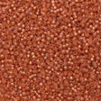 Miyuki Round Seed Bead 11/0 Silver Lined Dyed Salmon 22g Tube (553)