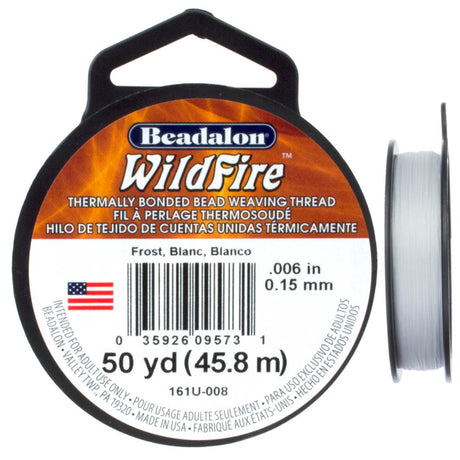 Beadalon WildFire Frost Beading Thread 50 yard Spool